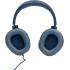 JBL Quantum 100 Wired Over-Ear Gaming Headset with a Detachable Voice-Focus Boom Mic, QuantumSOUND Signature, Lightweight Headband, Memory Foam Ear Cushion, PC and Gaming Console Compatible - Blue